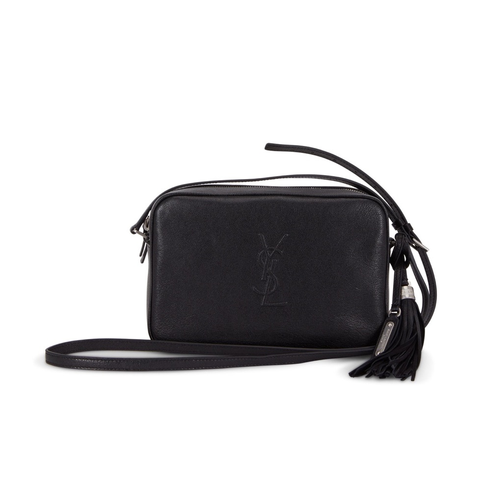 SAINT LAURENT | Lou Monogram Black Camera Bag